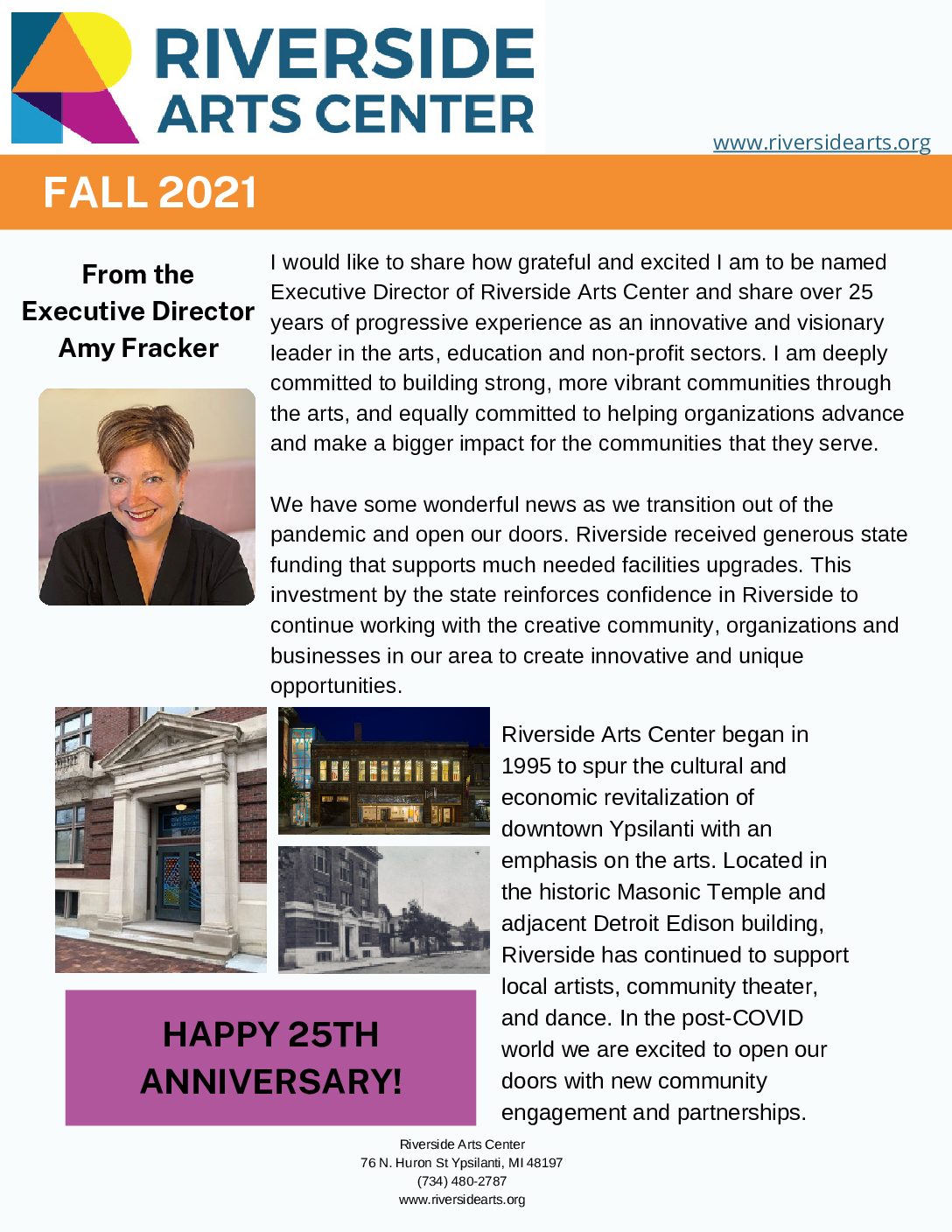 The Fall Newsletter is out!