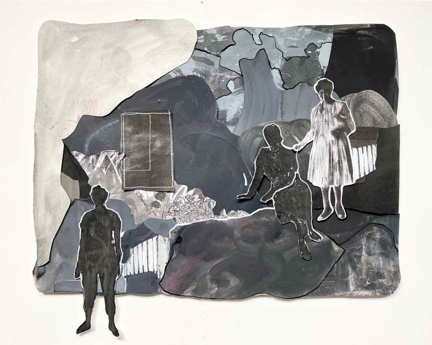 Avery Williamson - "Black and White collage"